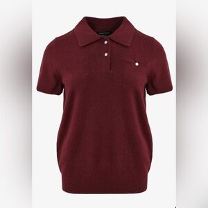 Burgundy Polo Knit shirt